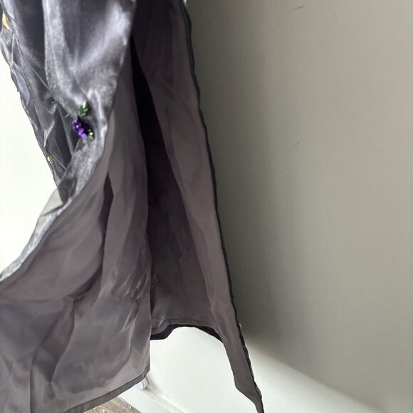 Vintage Papell Boutique Womens Beaded Maxi Dress Size 10 Fairy Y2K Whimsigoth - Picture 10 of 16